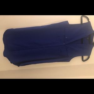 Button down tunic, Royal Blue